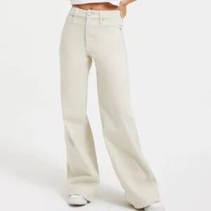 Discontinued NWT Good Skat Wide Leg Jeans Cream 12/31
